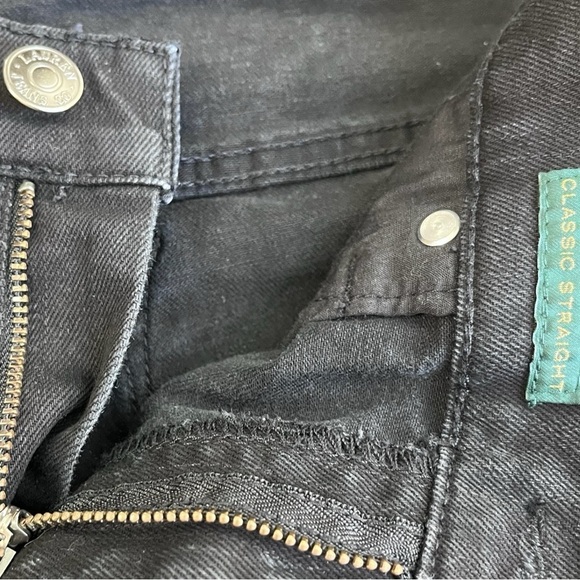 Lauren Ralph Lauren Womens Classic Straight Black Jeans - Picture 4 of 9